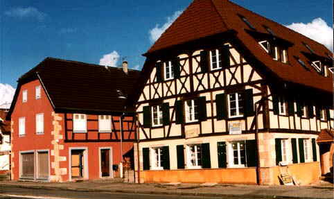 Vielles maisons de Bartenheim (Photo B. Lambert)